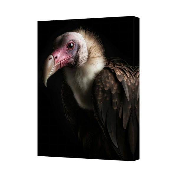Benjamin Tate Design Marabou Stork Canvas Print Wall Art Wildlife Decor