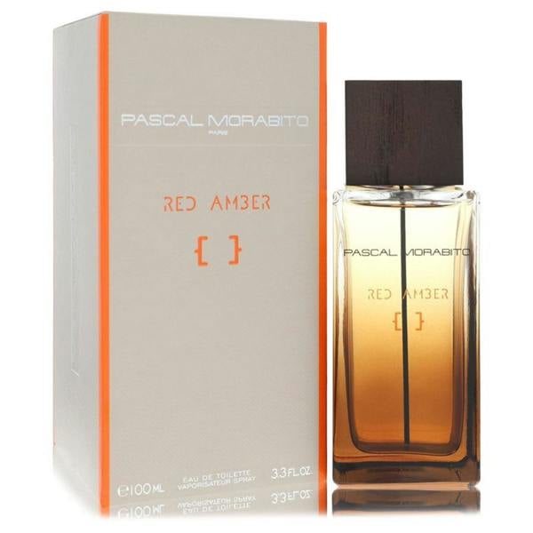 Pascal Morabito Red Amber by Pascal Morabito Eau DE Toilette Spray 3.4 oz for Men 100 ml