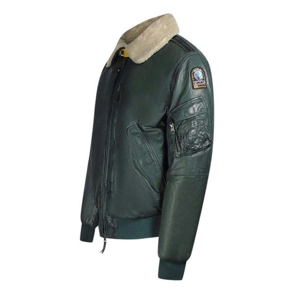 Parajumpers Josh Leather Green Gables leather Jacket L