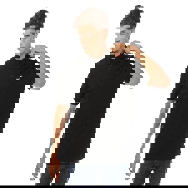 Hugo Mens Donos222 Polo Shirt - Black