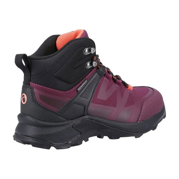 Cotswold Womens/Ladies Horton Walking Boots - Burgundy