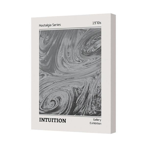 Benjamin Tate Design Intuition Canvas Art Print Modern Abstract Wall Art Handmade In UK