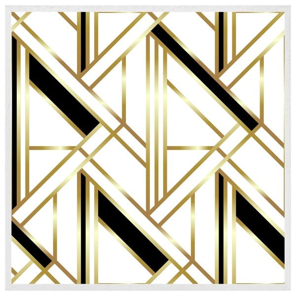 Benjamin Tate Design Golden art deco (picture Frame)