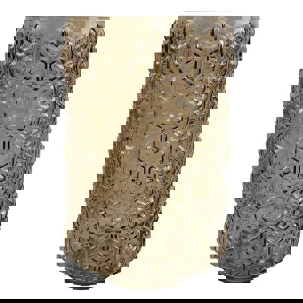 Leaf 70cm Pink Peony Arrangement Glass Vase