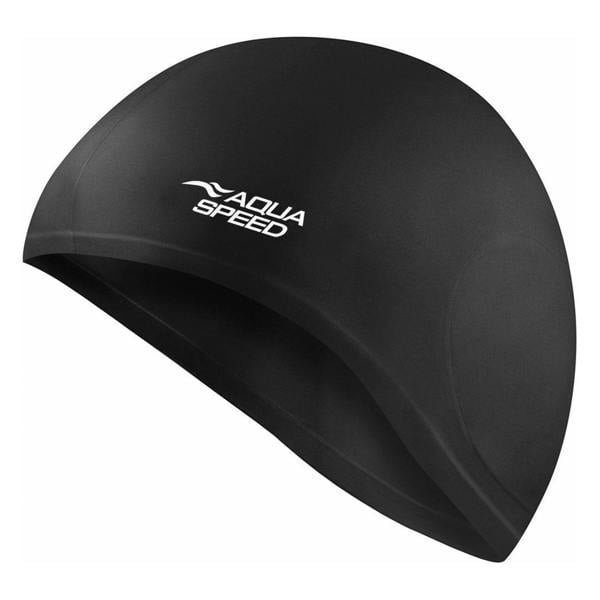 Aqua Speed Unisex Adult Full Ear Coverage Swimming Cap | Soft Silicone Cap for Pool Use