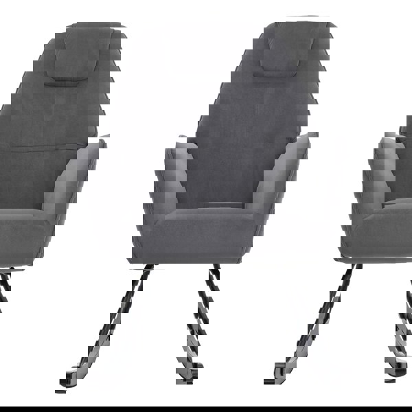 Living and Home Comfy Grey Nursery Rocking Chair