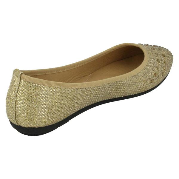 Spot On Ladies Spot On Flat Ballerinas