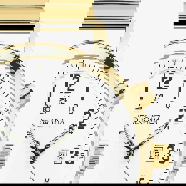 Sekonda Easy Reader Gold Plated Expandable Watch 30128