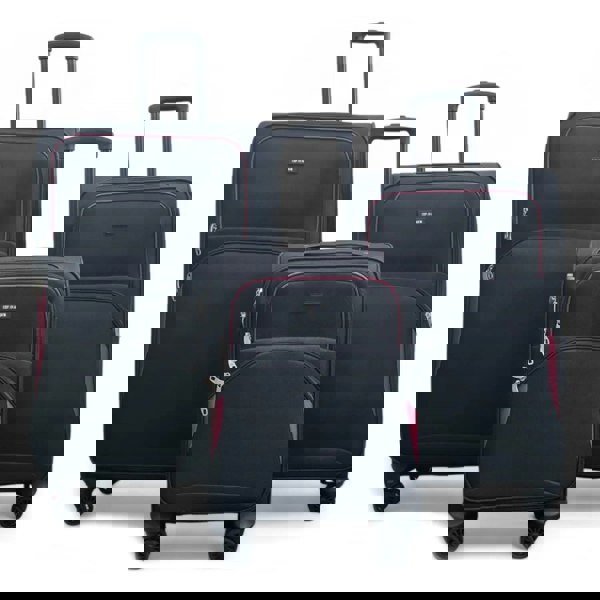 Eagle Lightweight Softshell Expandable Suitcase Travel Bag Set