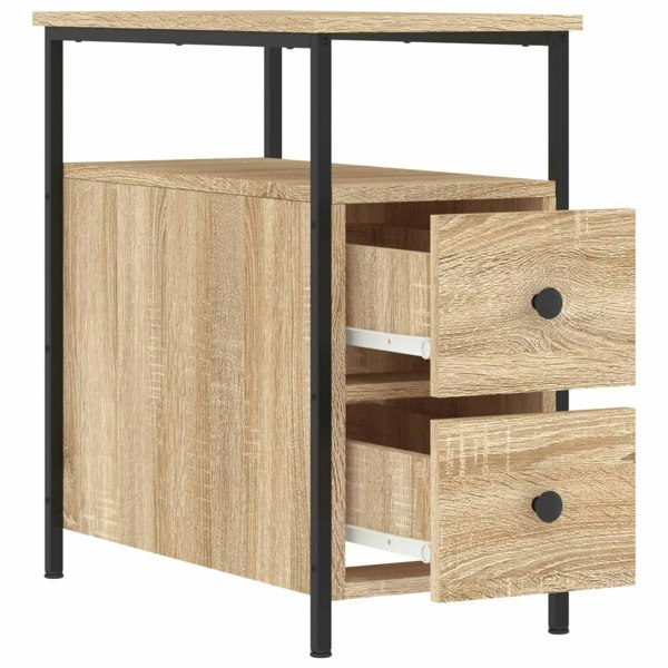 Berkfield Bedside Cabinets 2 pcs Sonoma Oak 30x60x60 cm Engineered Wood