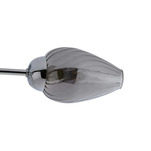 Pagazzi Lighting Lina 5-Light Chrome Flush Ceiling Light