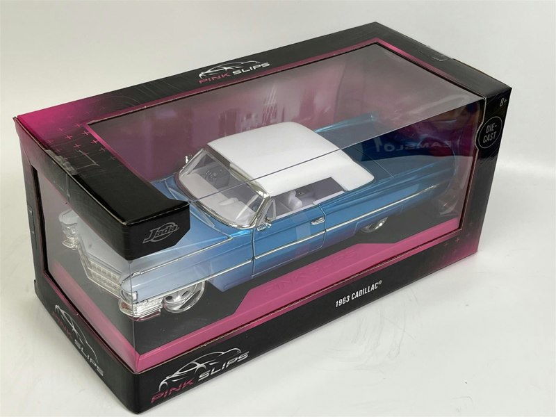 Jada Cadillac 1963 Pink Slips 1:24 Scale Jada 253293009