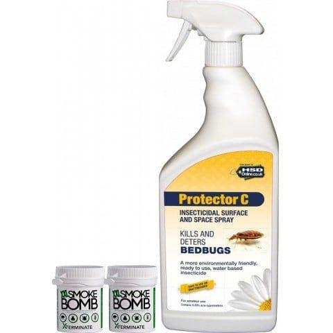 Xterminate Bed Bug Killer Spray and Fogger Pack Bed Bug Treatment for The Home
