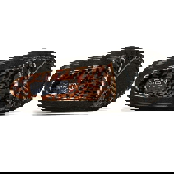 Sperry Reina Slippers - Black/leopard