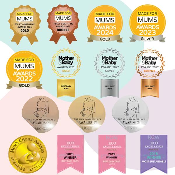 Kinder by Nature Plant-Based Baby Wipes - 56 wipes x 12 packs