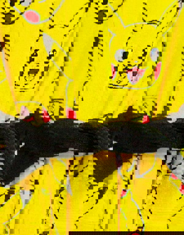 Pokemon Unisex Kids Yellow Pikachu 3D Novelty Hood Bathrobe