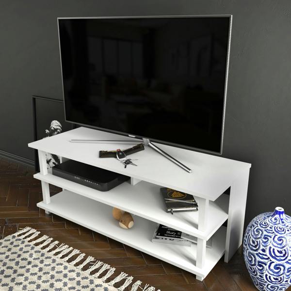Decorotika Pueblo Modern Tv Stand TV Cabinet for TV's up to 55"