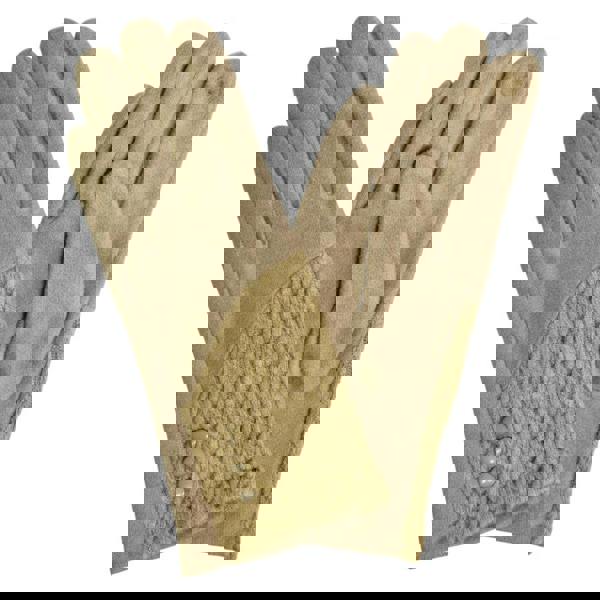 Love EMVY Cashmere Blend Gloves With Button Detailing