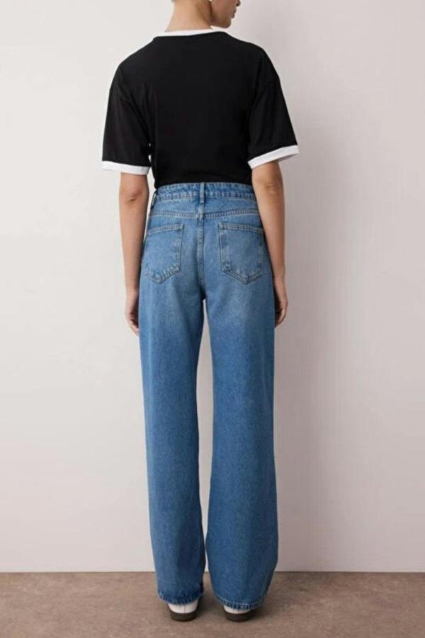WOVCOR High Waist Wide Leg Jeans