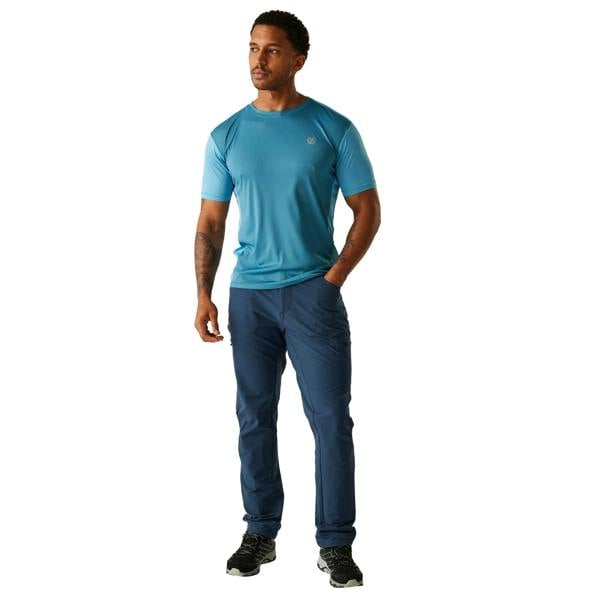 Dare 2B Mens Tuned In II Multi Pocket Zip Off Walking Trousers - Moonlight Denim - 
