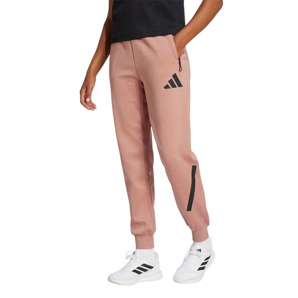 Adidas Womens/Ladies Z.N.E. Jersey Jogging Bottoms - Warm Clay - 