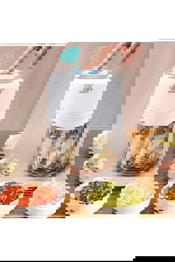 Living and Home 250ml Electric Wireless Kitchen Garlic Vegetable Chopper 30W Food Cutter Masher Crusher