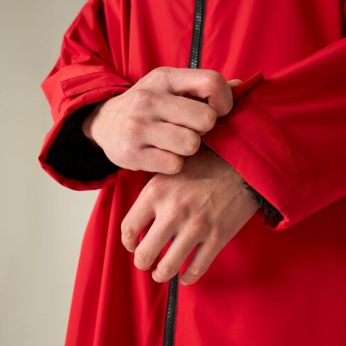 Regatta Unisex Adult Changing Robe - Classic Red/Black