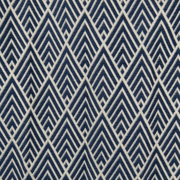 Asana fabric close-up in Navy