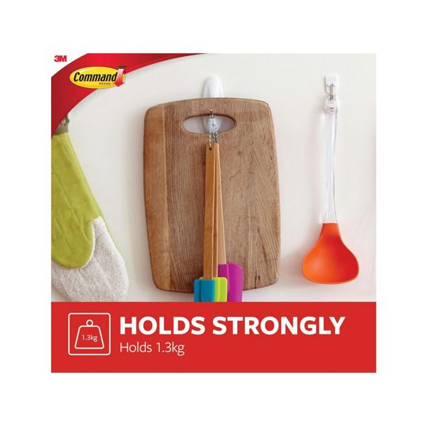 Command Medium Wire Hooks (pack 2) - Multi Colour - 