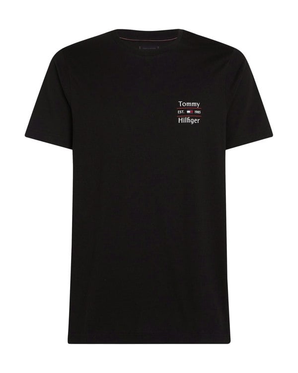 Tommy Hilfiger Stack Mens T Shirt - Black