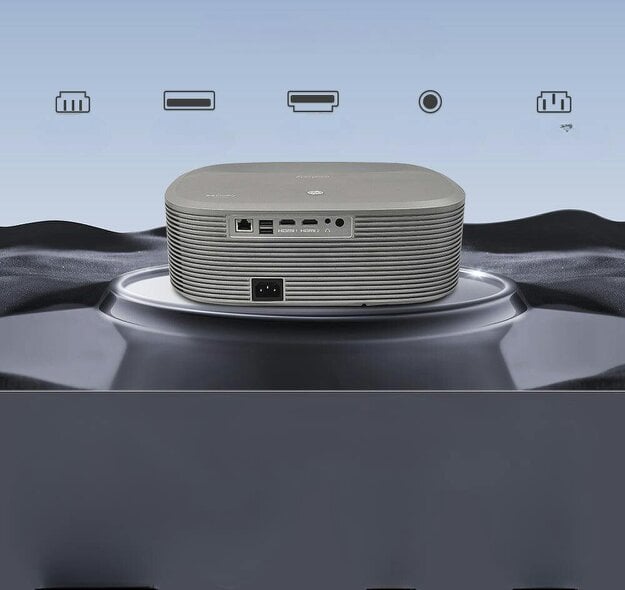 Everycom LCD projector Full HD 1080p – 900 ANSI lumens, 45-200 inches, Android 12, Dolby Audio, WiFi 6, autofocus