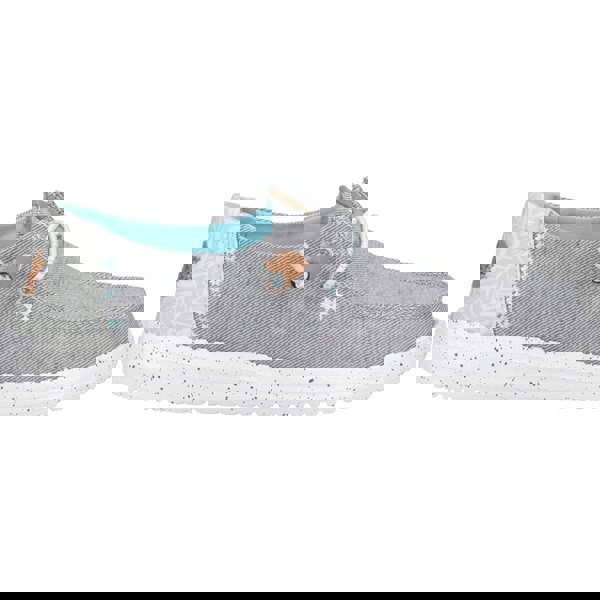 HEYDUDE Wendy Heathered Slub Tropical Shoes - Grey