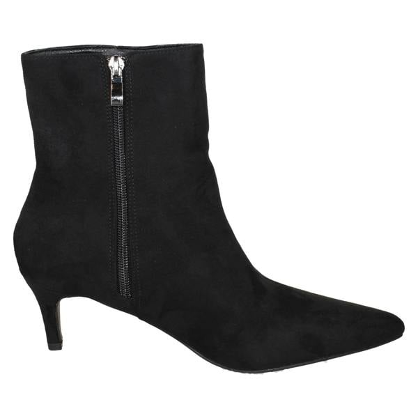 Ladies Collection Mid Heel Pointed Toe Ankle Boots F51222