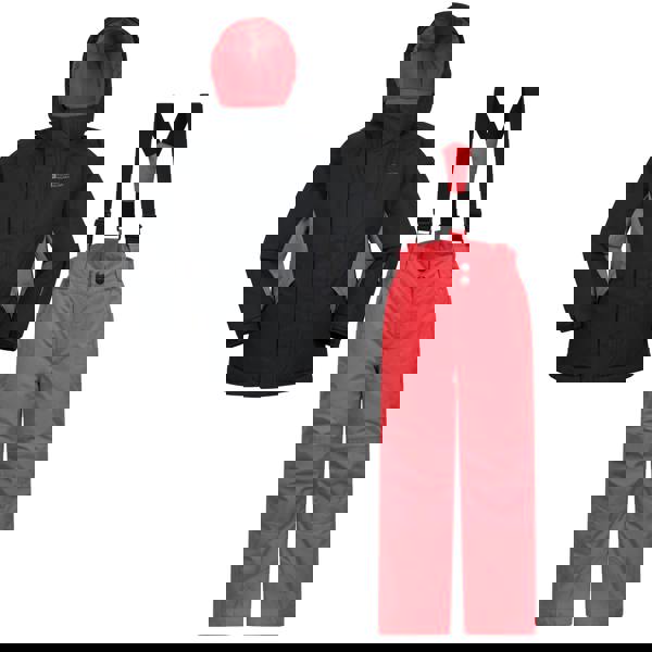 Mountain Warehouse Childrens/Kids Ski Jacket & Trousers Set - Jet Black