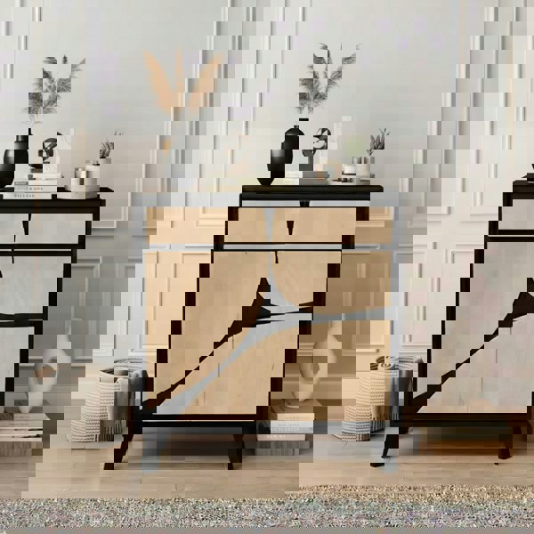 IH Design Dusk Mango Wood medium Sideboard with 2 drawers