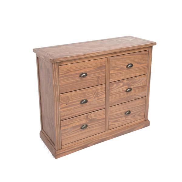 Cabinet Bits Tirolo 6 Drawer Chest of Drawers Brass Cup Handle
