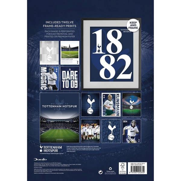 Tottenham Hotspur FC Collector's Edition A3 Calendar 2027, Wall Calendars, Month To View, Sports, Gift