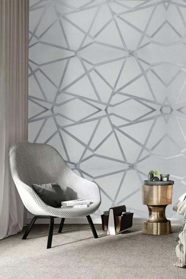 Living and Home 10M x 53Cm Penson Glitter Wallpaper Roll