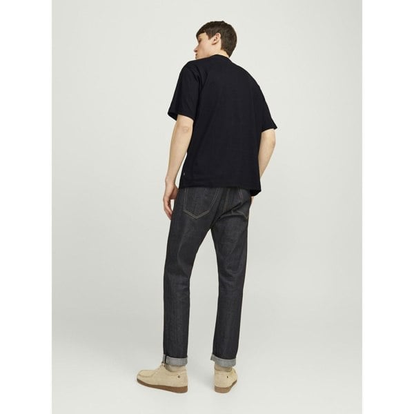 Jack & Jones Chad Branding Cotton Men's T-Shirt - Black
