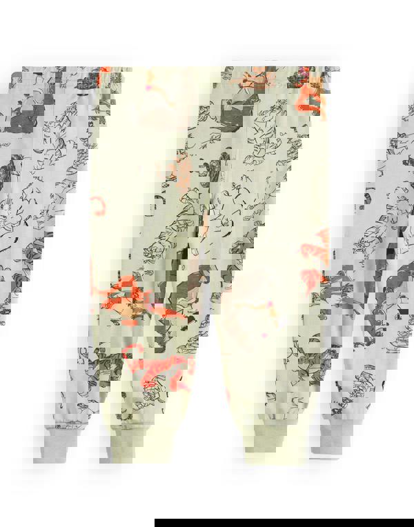 Disney The Jungle Book Boys Green Mowgli Baloo Long Sleeve Long Leg Pyjama Set