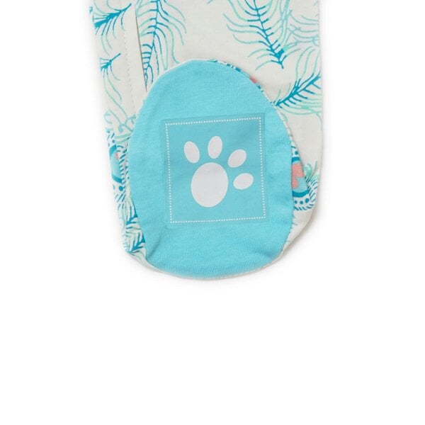 Lucy & Sam Peacock Zip Babygrow