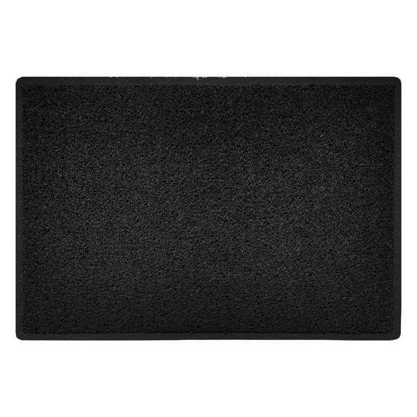 Nicoman Indoor/Outdoor Spaghetti Doormat Plain - Black