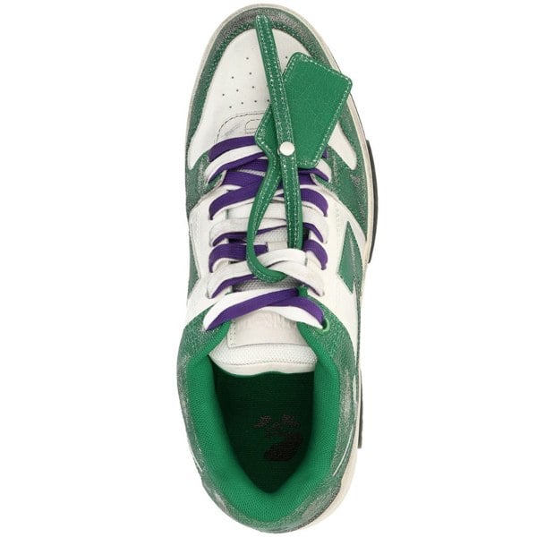 Off-White Out Of Office Vintage Leather Sneakers - Green