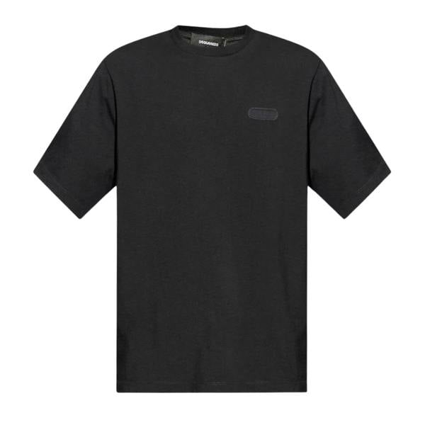 Dsquared2 Loose Fit Cotton T-Shirt Black M