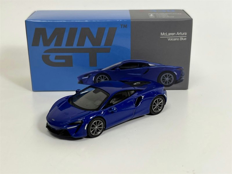 Mini GT McLaren Artura Volcano Blue RHD 1:64 Scale MGT00430R