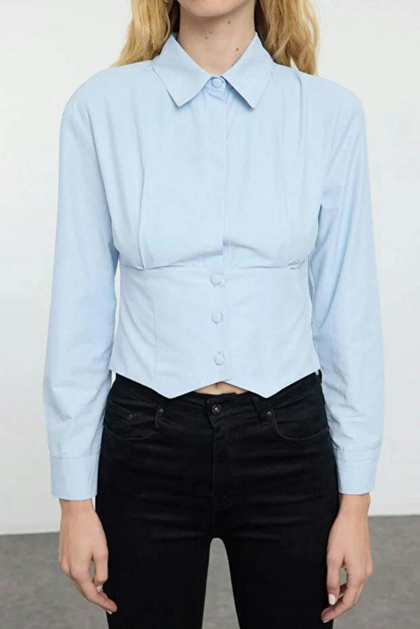 WOVCOR Waist-Sit Woven Shirt