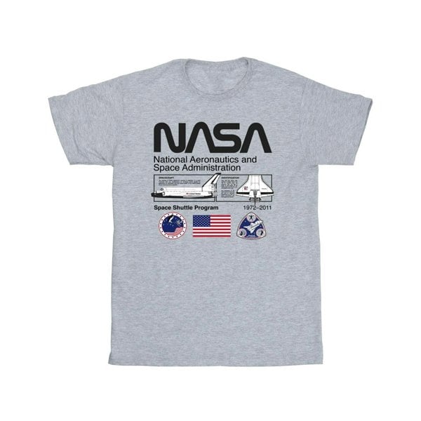 NASA Mens Space Admin T-Shirt - Sports Grey