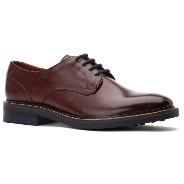 Base London Mawley Chunky Derby Mens Shoes - Burnt Brown