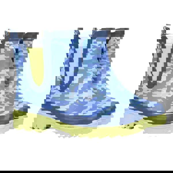 Mountain Warehouse Childrens/Kids Lolly Camouflage Rubber Wellington Boots - Blue