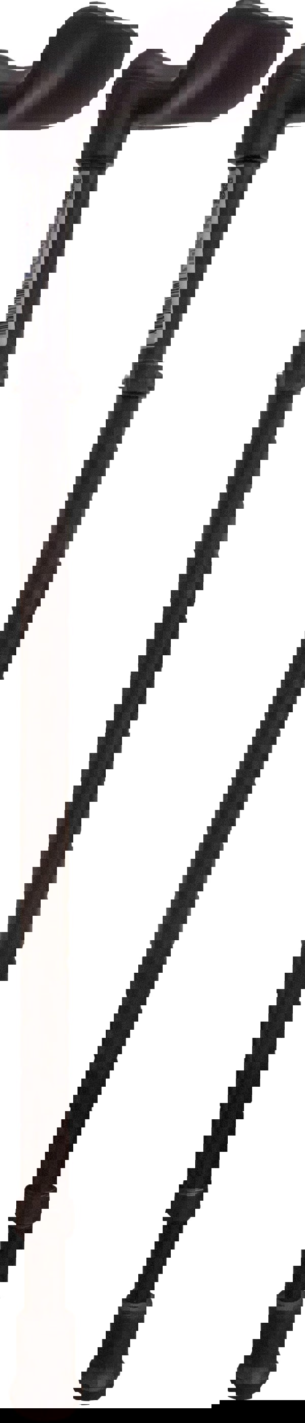 Aidapt Ergonomic Carbon Black Matt Walking Stick RH